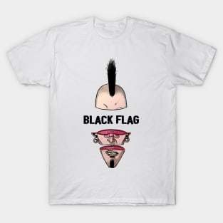 Punk Man Black Flag T-Shirt